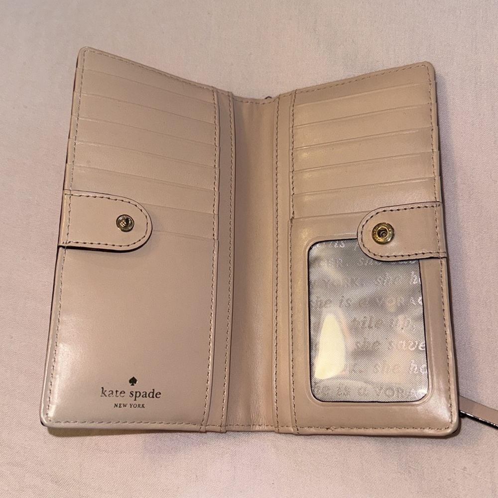 Kate Spade Pink Camel Print Wallet - Picture 3 of 4
